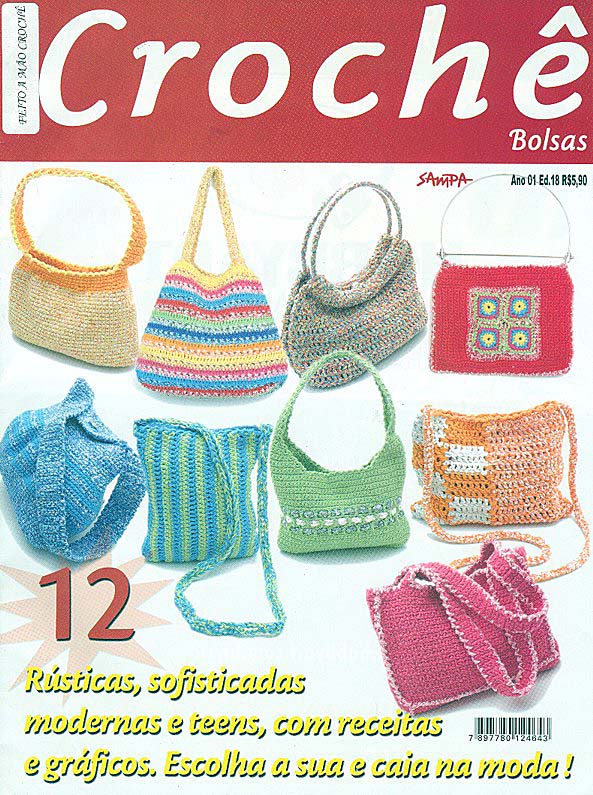 revista para hacer bolsos a crochet