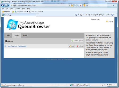 MyAzureStorageQueue