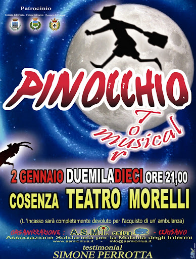 Il manifesto del Musical Pinocchio