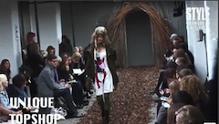 TOP SHOP UNIQUE @ LFW 2010 AW