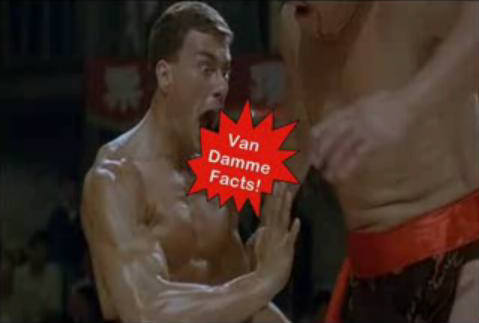 jean-claude van damme bloodsport punching facts