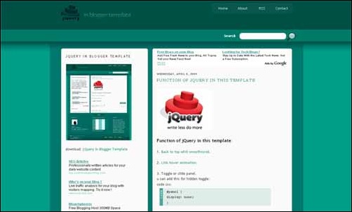 jquery in blogger template