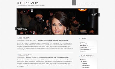 Blogger Template Just Premium Blogger Templates Just Premium