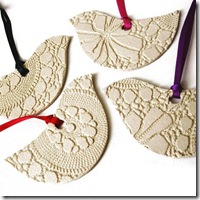 Doily ornaments