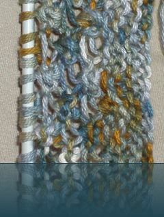 Close-up of scarf