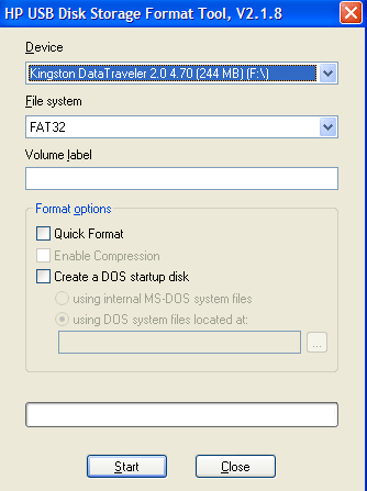 IToxy: HP USB Disk Storage Format Tool - v2.1.8