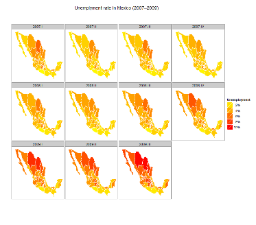 Unemployment in Mexico, by state Unemployment in Mexico, by state