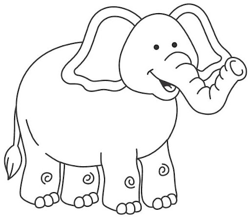 DIBUJOS DE ANIMALES PARA PINTAR Y COLOREAR 2