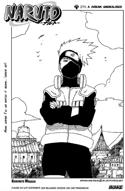 Naruto Shippuden Manga Chapter 274 - Image 01