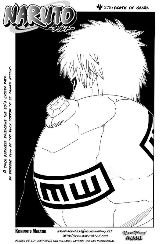 Naruto Shippuden Manga Chapter 278 - Image 01
