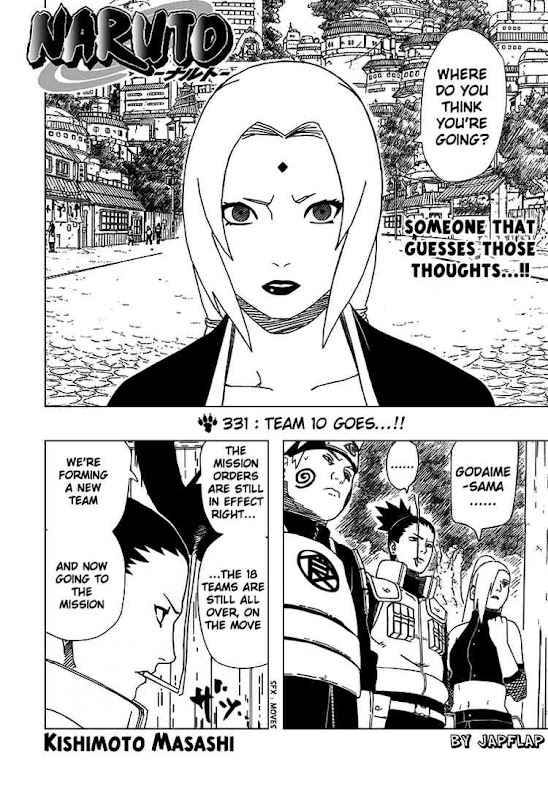 Naruto Shippuden Manga Chapter 331 - Image 02