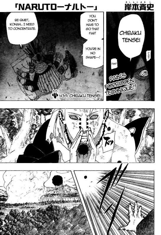 Naruto Shippuden Manga Chapter 439 - Image 01