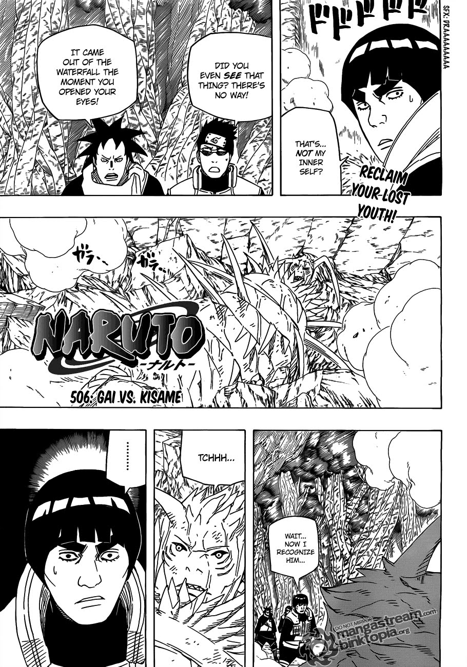 Naruto Shippuden Manga Chapter 506 - Image 01