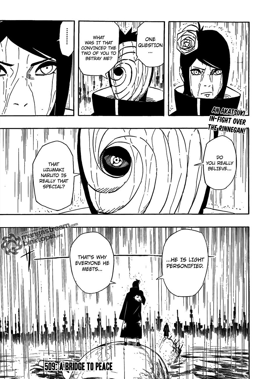 Naruto Shippuden Manga Chapter 509 - Image 01