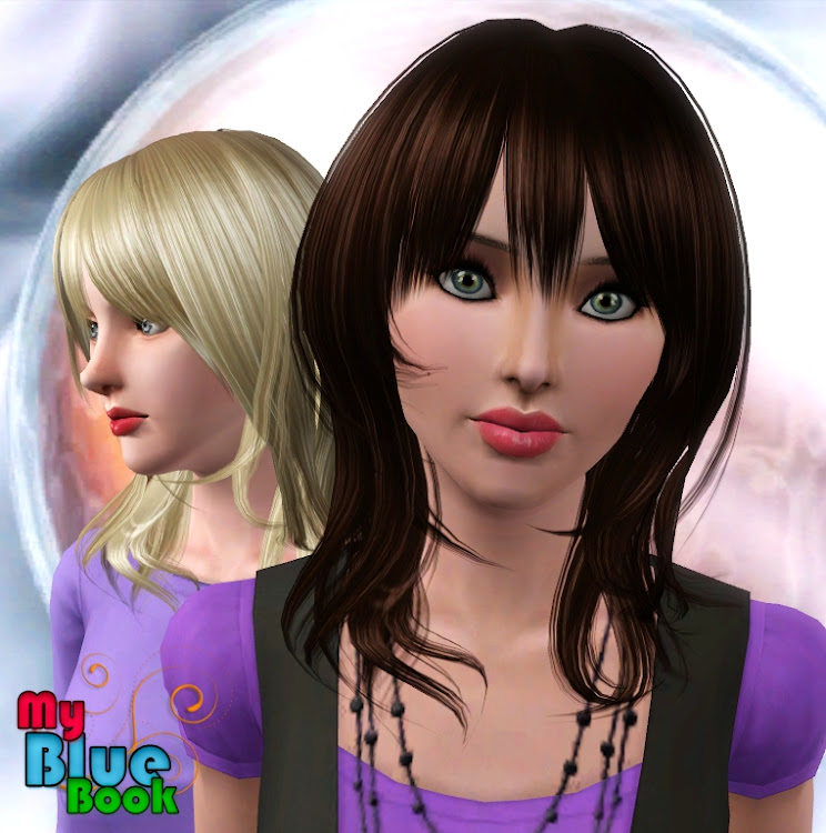 The Sims 3: женские прически.  - Страница 9 1