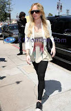 Lindsay Lohan - Hawk Feather tank
