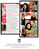 OK! Magazine May 31st 2010-- Lindsay Lohan & Karina Smirnoff at 