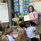 Grade 2b with student teachers, Clair and Kiah!