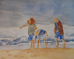 Sketch: Running From the Waves 1-26-09