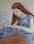 Her First Quilt (11 x 14)  04/18/09
