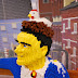 Chicken on LEGO man