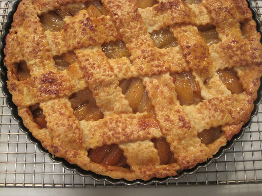 behind the scenes: pear tart from martha show leftovers