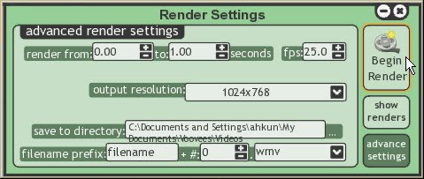 Advanced Render Control