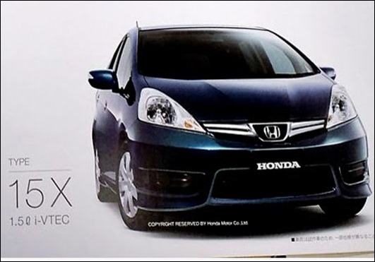 Folheto revela o Shuttle - versão monovolume do Honda Fit Folheto revela o Shuttle - versão monovolume do Honda Fit