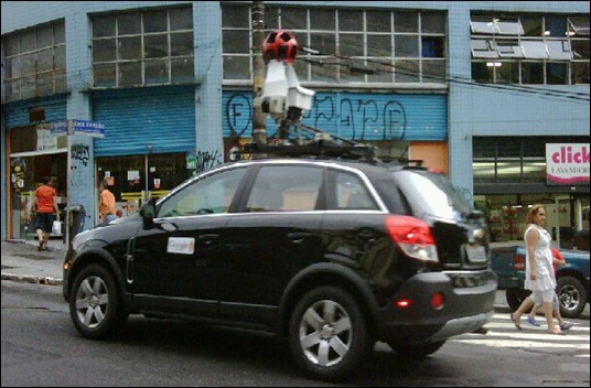 Flagra: Google Street View agora utiliza o Chevrolet Captiva Flagra: Google Street View agora utiliza o Chevrolet Captiva