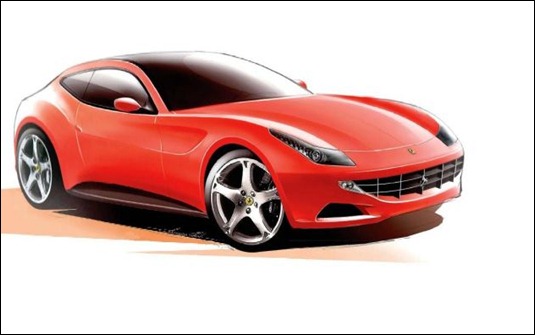 Projeção mostra a sucessora da Ferrari 612 Scaglietti