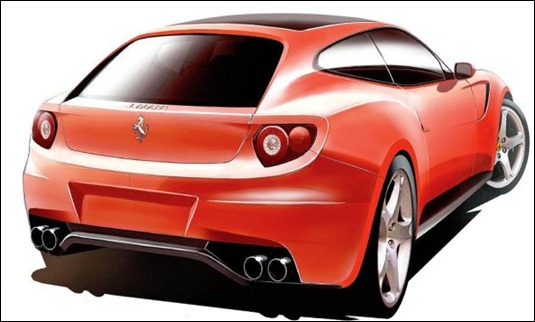 Projeção mostra a sucessora da Ferrari 612 Scaglietti