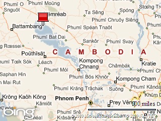 Phnom Phenh to Siem Reap (pin)