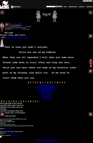 screenshot of Chatty Deb site