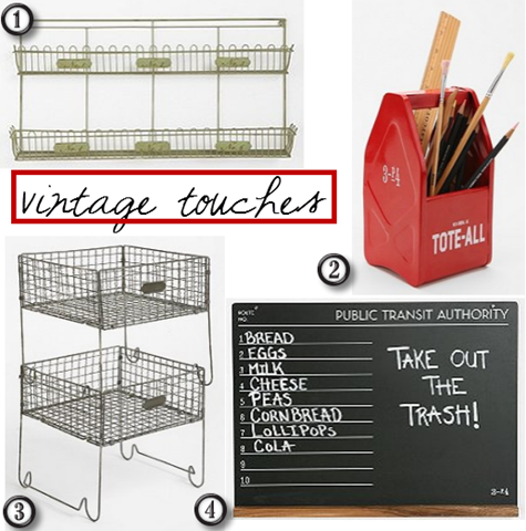 fun vintage organizing products