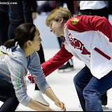World champion, Alexei Yagudin (Russia) and Mao Asada (Japan)