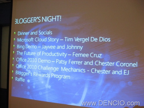 Microsoft Bloggers Night17