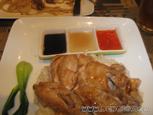 Hainanese Chicken Rice P195