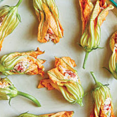 Pimiento Cheese-Stuffed Squash Blossoms