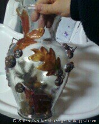 Vase with Mod Podge