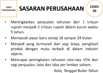 Sasaran Perusahaan