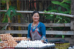 Luang Prabang - vajíčková paní