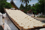 Luang Prabang - rýžové koláčky