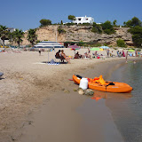 Platja del nord del port esportiu de l'Almadrava P1050473.JPG