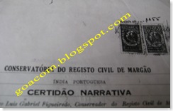 portuguese birth certificate