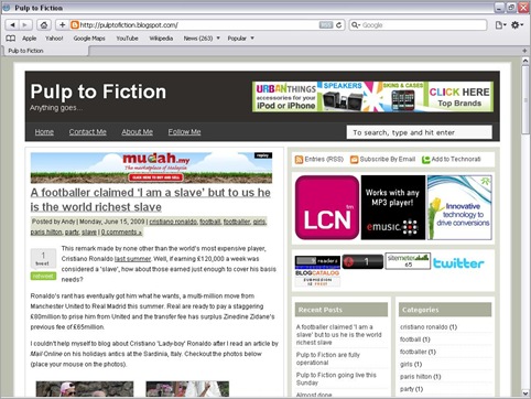Pulp to Fiction - http://pulptofiction.blogspot.com