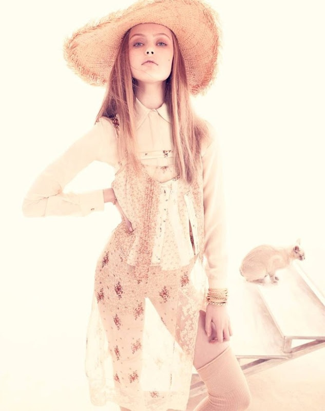 Frida Gustavsson Vogue Nippon @ Bette's Vintage Line