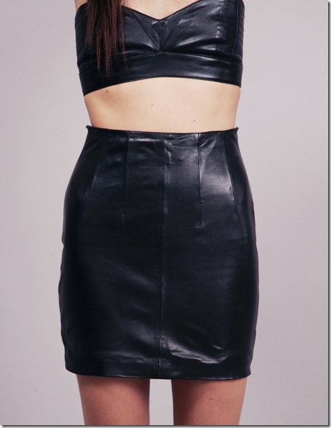 Leather skirt @Bette's Vintage Line