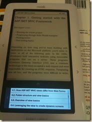 Reading ASP.NET MVC In Action with Nook (5)