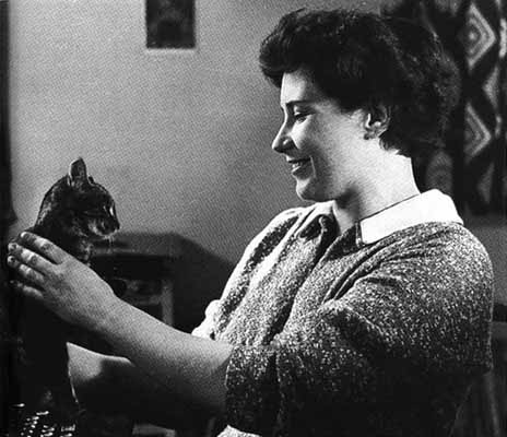 Doris Lessing with 