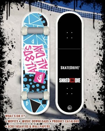 USB skatedrive quiksilver all80s USB skatedrive quiksilver all80s